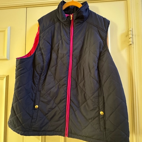 Ralph Lauren Jackets & Blazers - Ralph Lauren Pink Polyester Shell Vest Size 2x